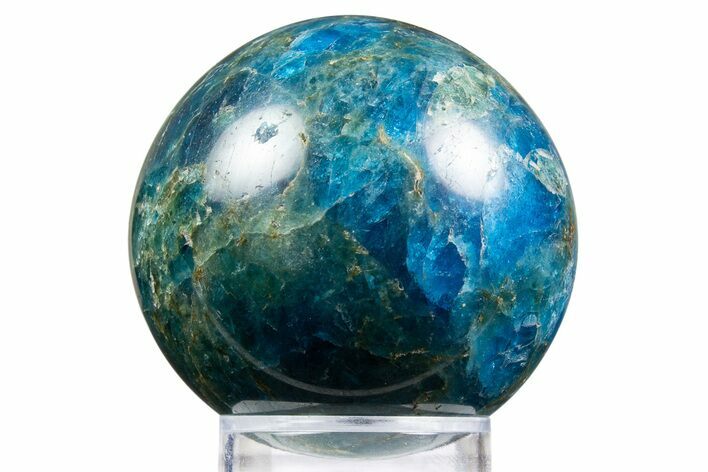 Bright Blue Apatite Sphere - Madagascar #334020